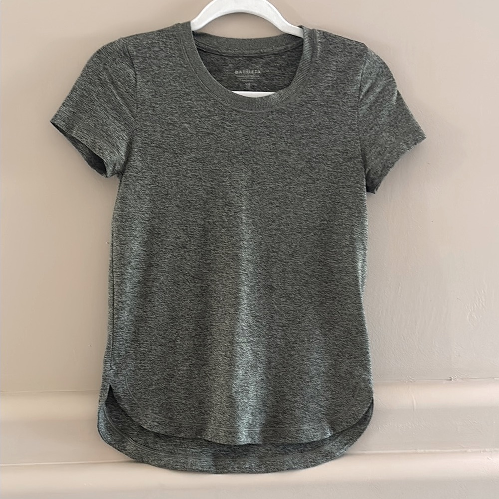 Athleta Uptempo Tee. Green. XXS. Like New.